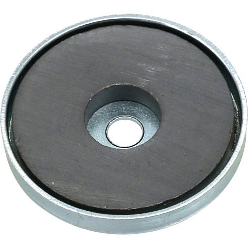 TFC32RA-1P キャップ付フェライト磁石 TRUSCO 吸着力44.1N 寸法(外径