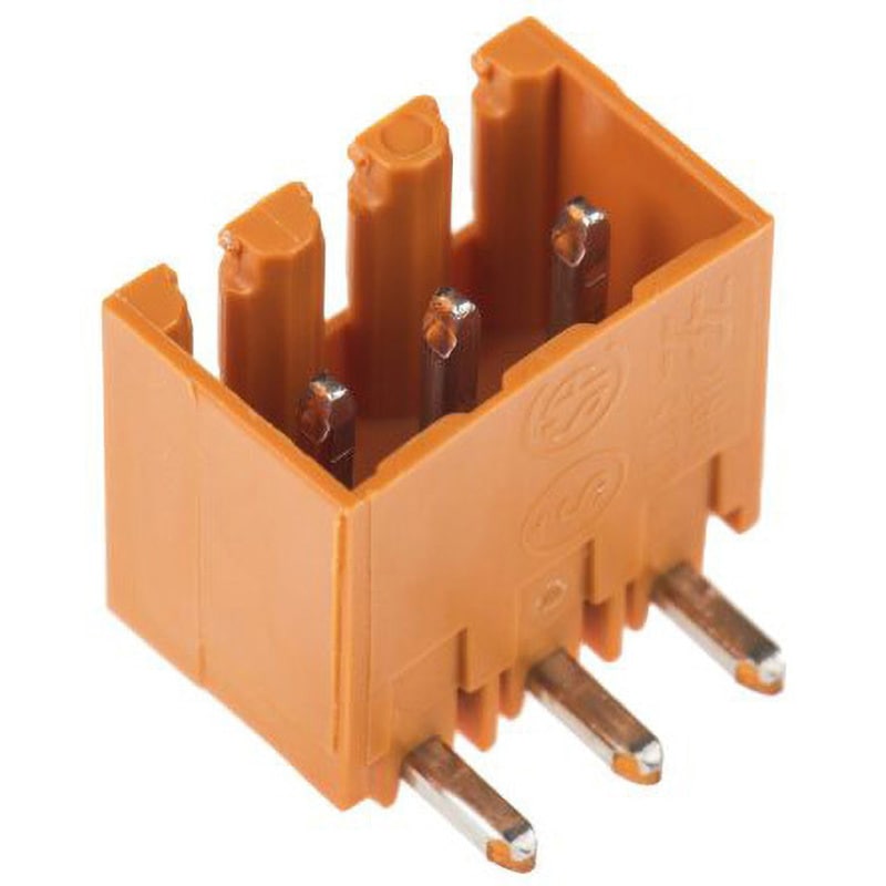 1605080000 Weidmuller 基板用端子台 OMNIMATE SLシリーズ ワイドミュラー コンタクト数3 ライトアングル 標準密度水平ヘッダ 行数1  1箱(100個) 8,798円