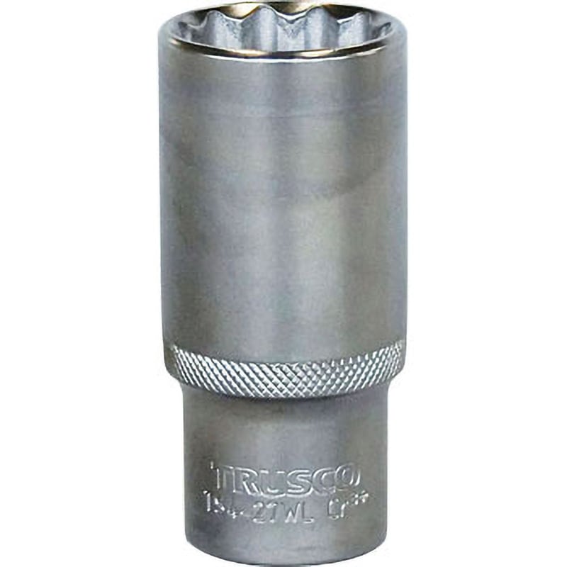 TS4-27WL ディープソケット(12角) TRUSCO 差込角12.7mm対辺寸法27mm