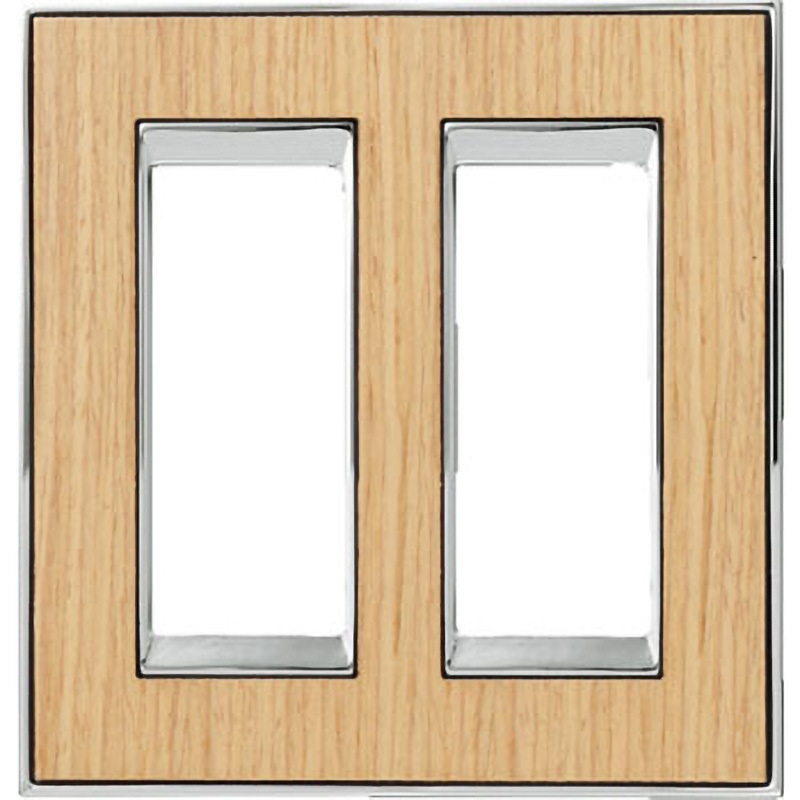 PXP-F02-01311-OCB スイッチ・コンセントプレート ヴィンテージシリーズ 2連 1個 LAMP(スガツネ工業) 【通販モノタロウ】