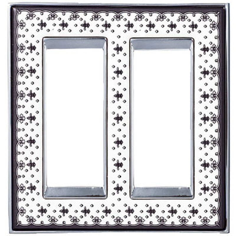 PXP-F02-01341-NECB スイッチ・コンセントプレート ヴィンテージシリーズ 2連 1個 LAMP(スガツネ工業) 【通販モノタロウ】 24,126円