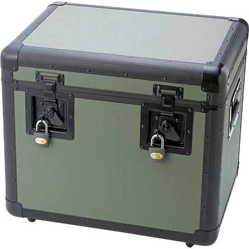 TAC-480OD 万能アルミ保管箱 TRUSCO 色OD 外寸(幅×奥行×高さ)480×360