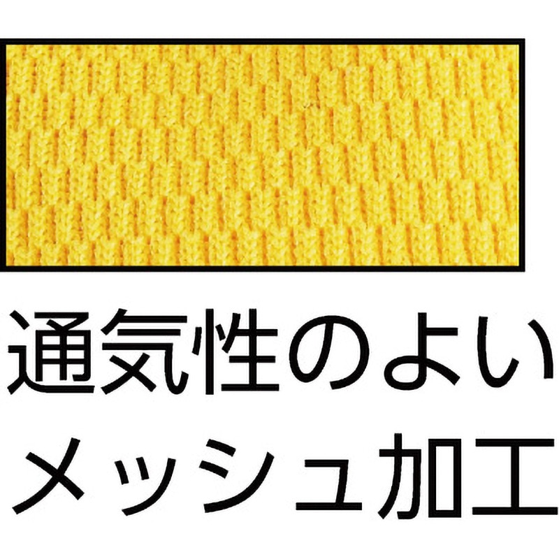 トラスコ中山 TRUSCO PU薄手手袋エンボス加工 イエロー L TPUM