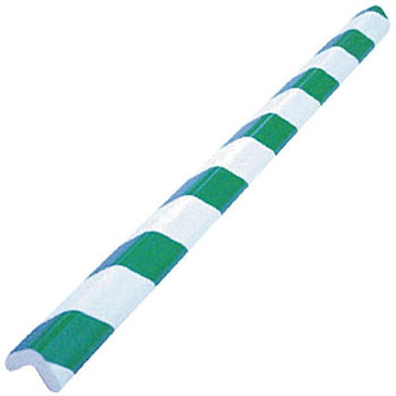 T10AC-102 安心トラクッション(L字型) TRUSCO 緑×白色 厚さ9mm幅37mm長さ0.9m 1袋(10本) T10AC-102