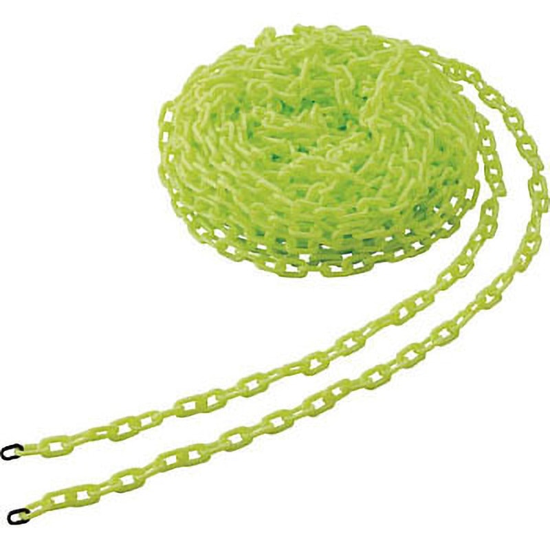 TPC-6LY プラチェーン(30m) TRUSCO 蛍光イエロー色  1個 TPC-6LY