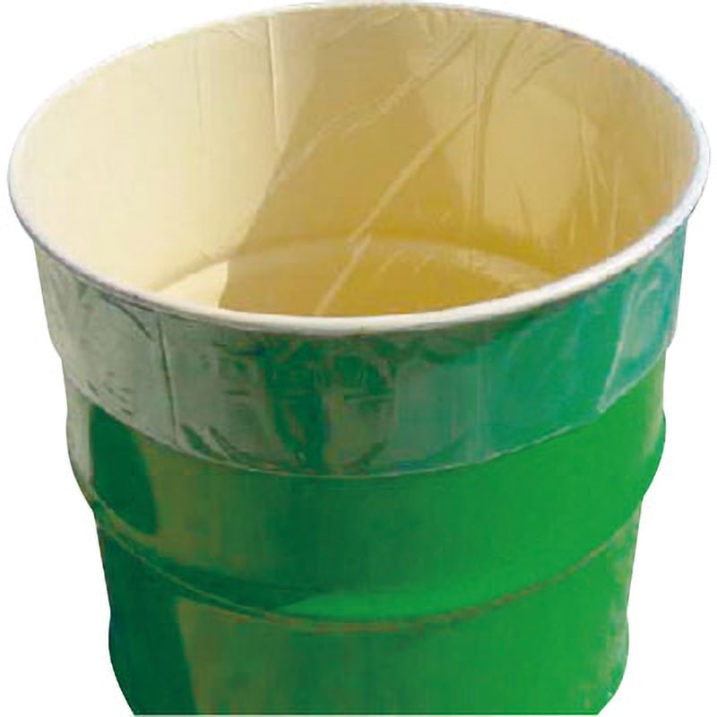 TRP-100 ドラム缶用内袋 TRUSCO 透明色 5枚入 100L 1袋(5枚) - 【通販 