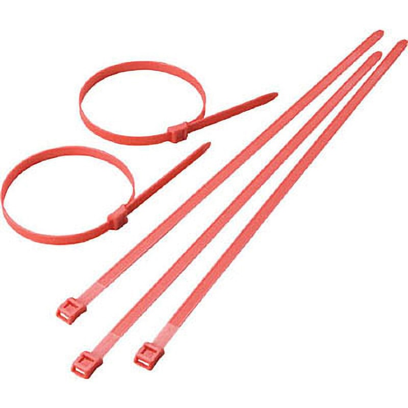 TFCVR-391R インラインケーブルタイ TRUSCO 最大結束径117mm 1袋(100本) TFCVR-391R