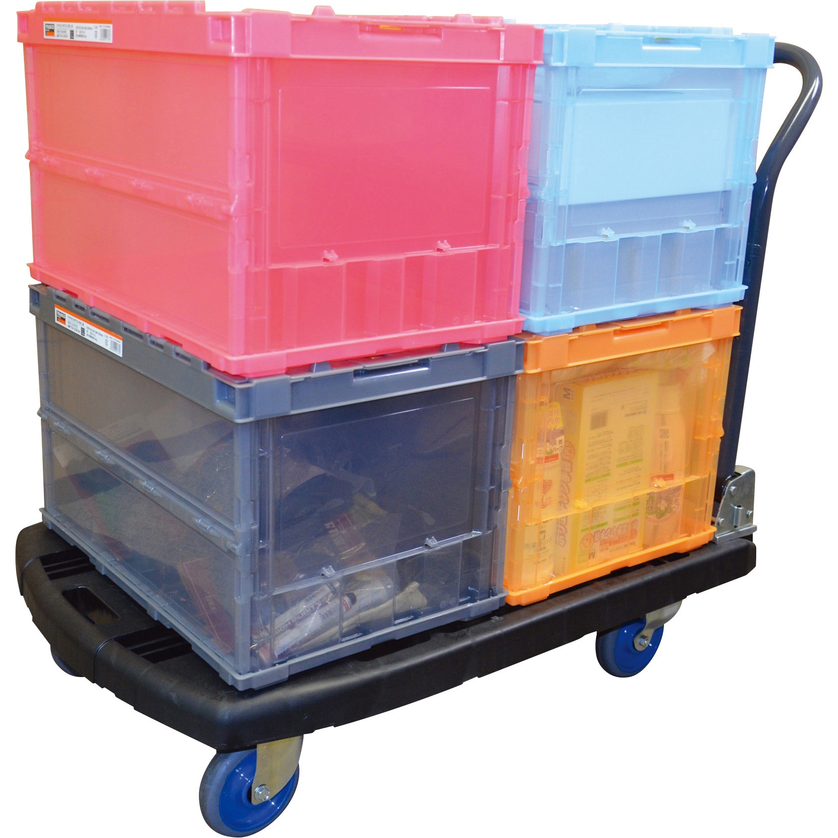 MPK-906-B 大型樹脂運搬車カルティオビッグ (折畳ハンドルタイプ