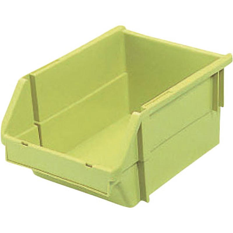 T5-YG T型コンテナ ネスティングタイプ TRUSCO イエローグリーン色 T5