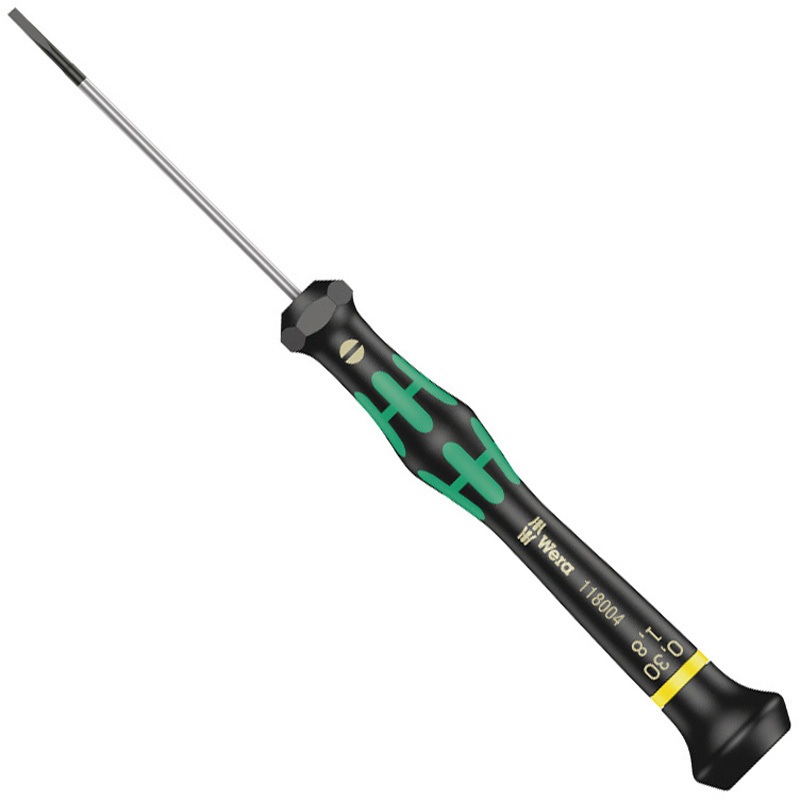 ミッチー3 118004 マイクロドライバー Wera 単品 樹脂 マイナス 軸長60mm先端