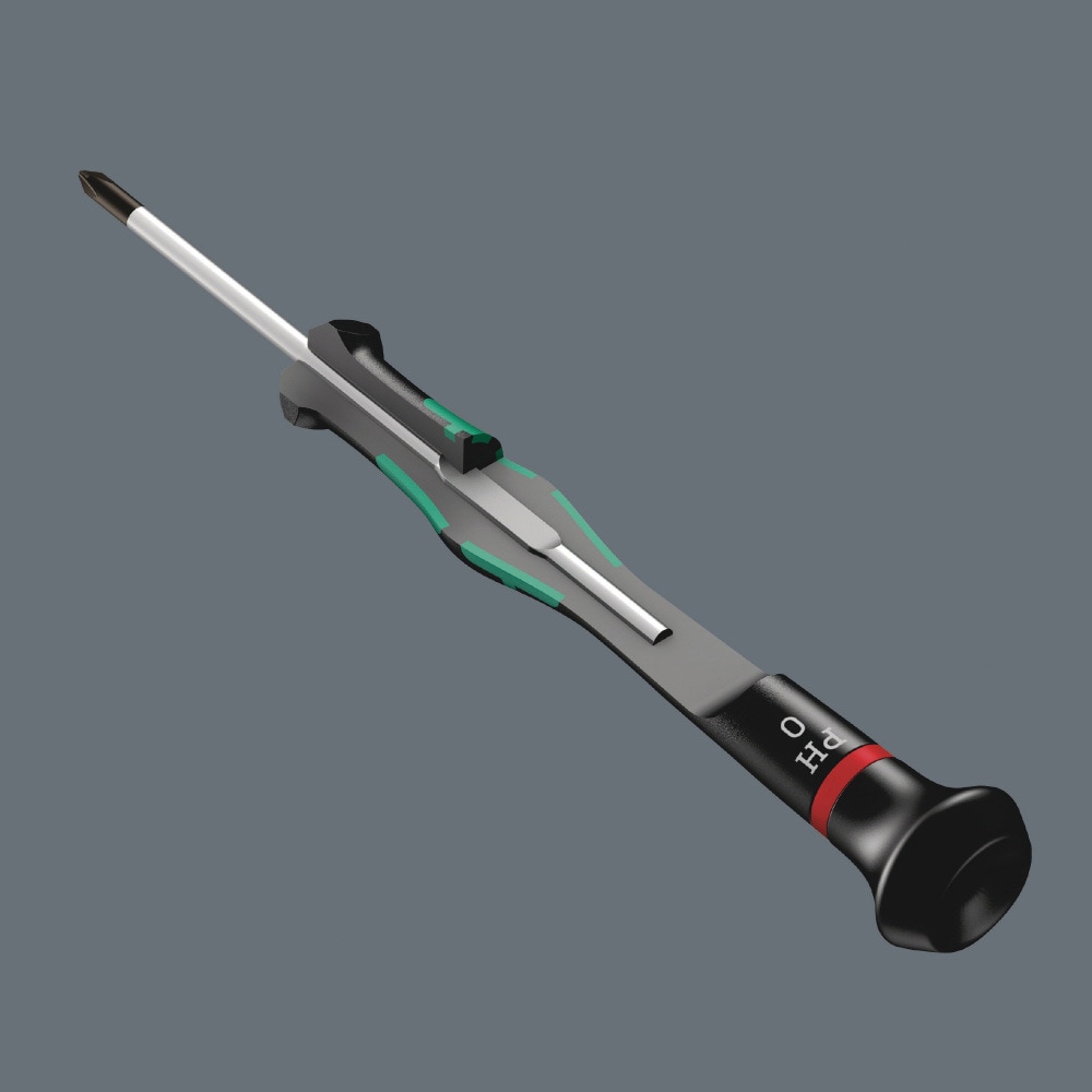 118004 マイクロドライバー Wera 単品 樹脂 マイナス 軸長60mm先端