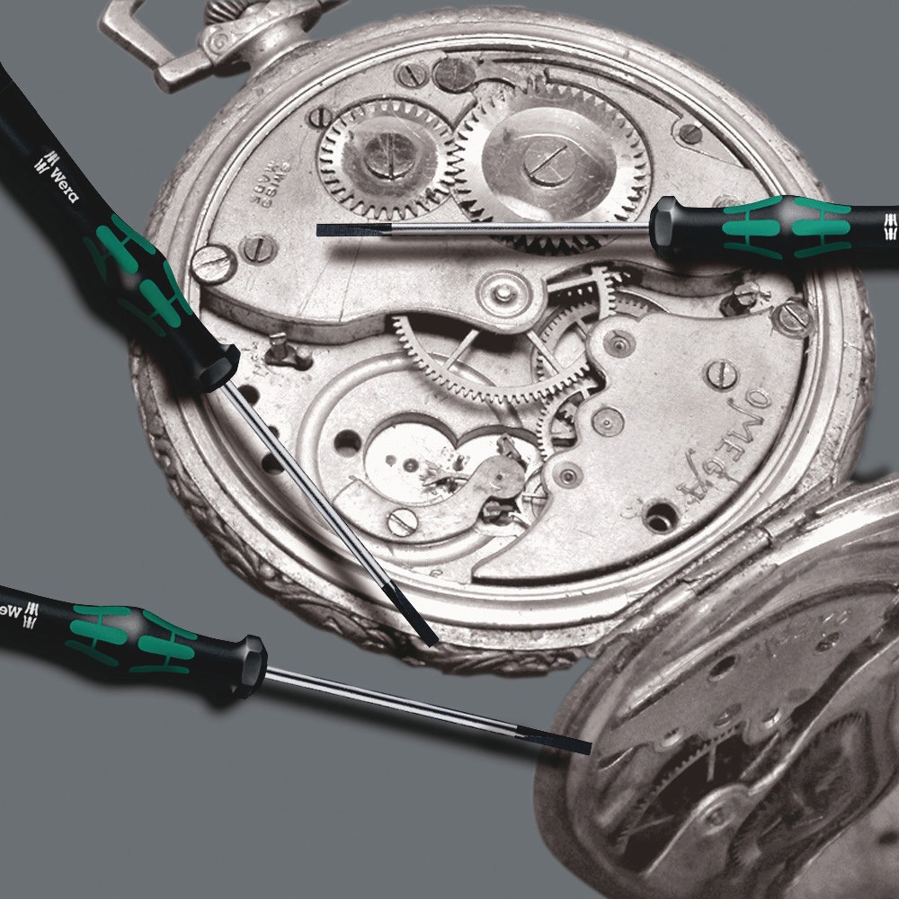 118004 マイクロドライバー Wera 単品 樹脂 マイナス 軸長60mm先端