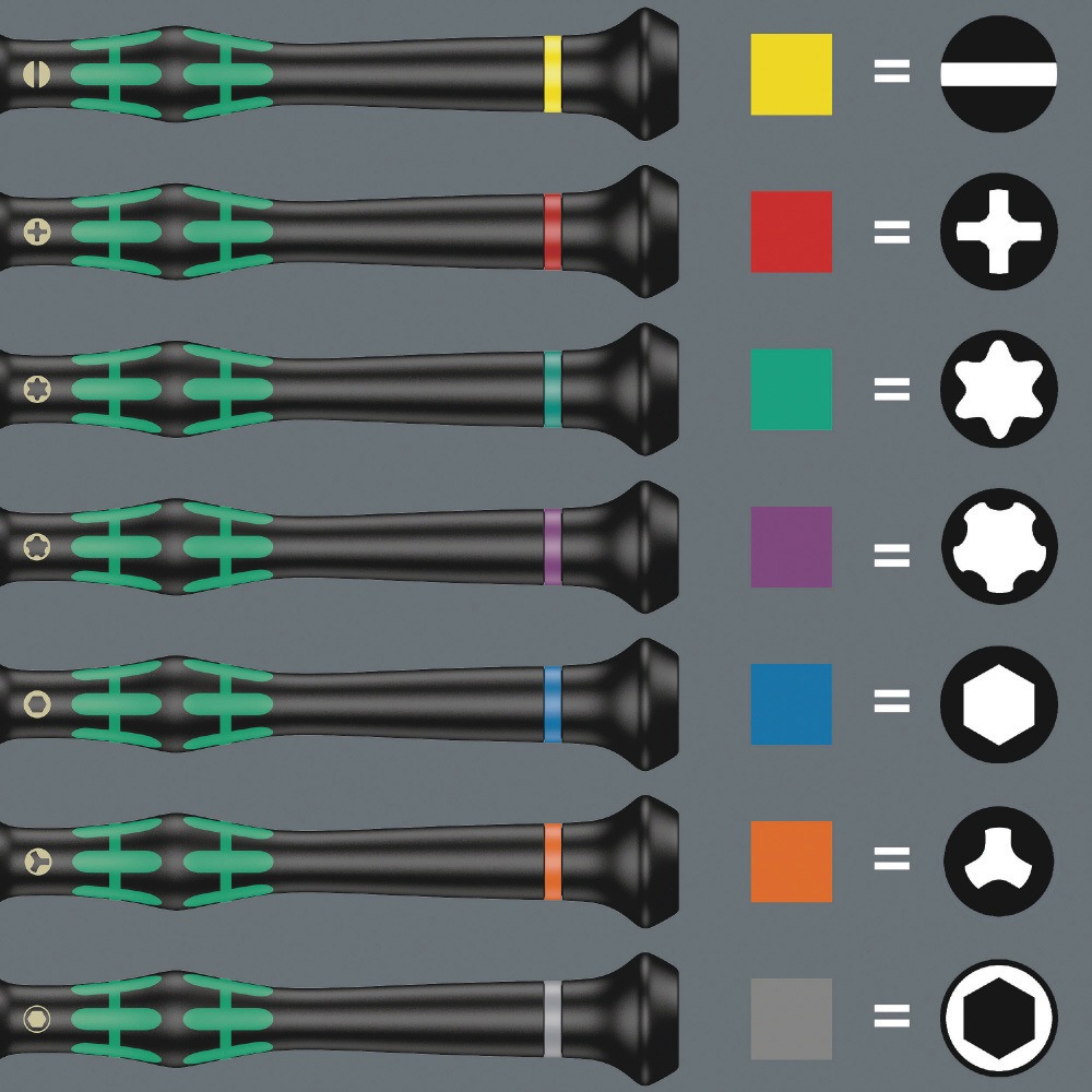 ショー様ご確認ページ 118006 マイクロドライバー Wera 単品 樹脂 マイナス 軸長60mm先端