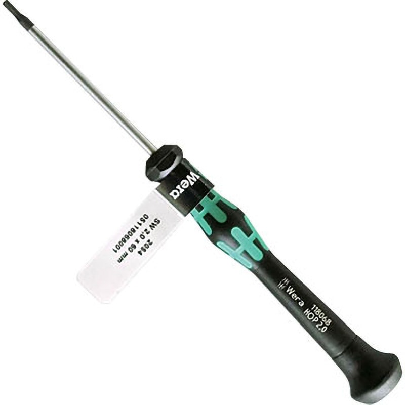 H⭐︎様 118068 ヘキサゴンマイクロドライバー Wera 六角先 単品 樹脂 軸