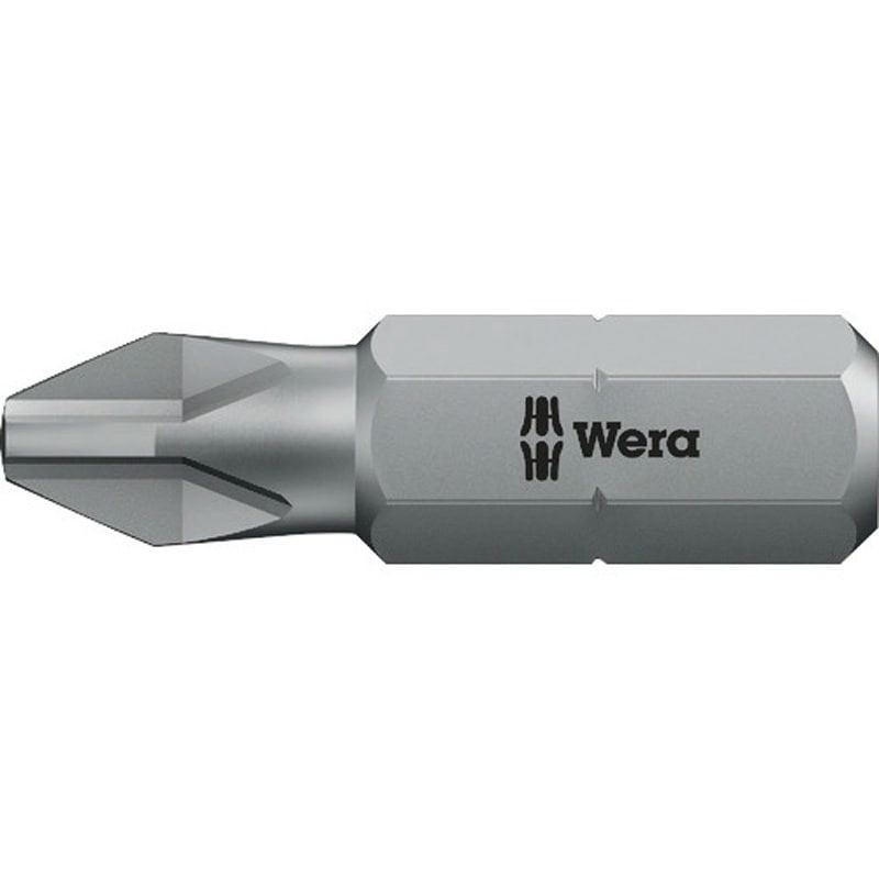 072072 ドライバービット Wera 片頭 プラス(+) 本数1 全長25mm 072072 ドライバービット Wera 片頭 プラス(+) 本数1 全長25mm