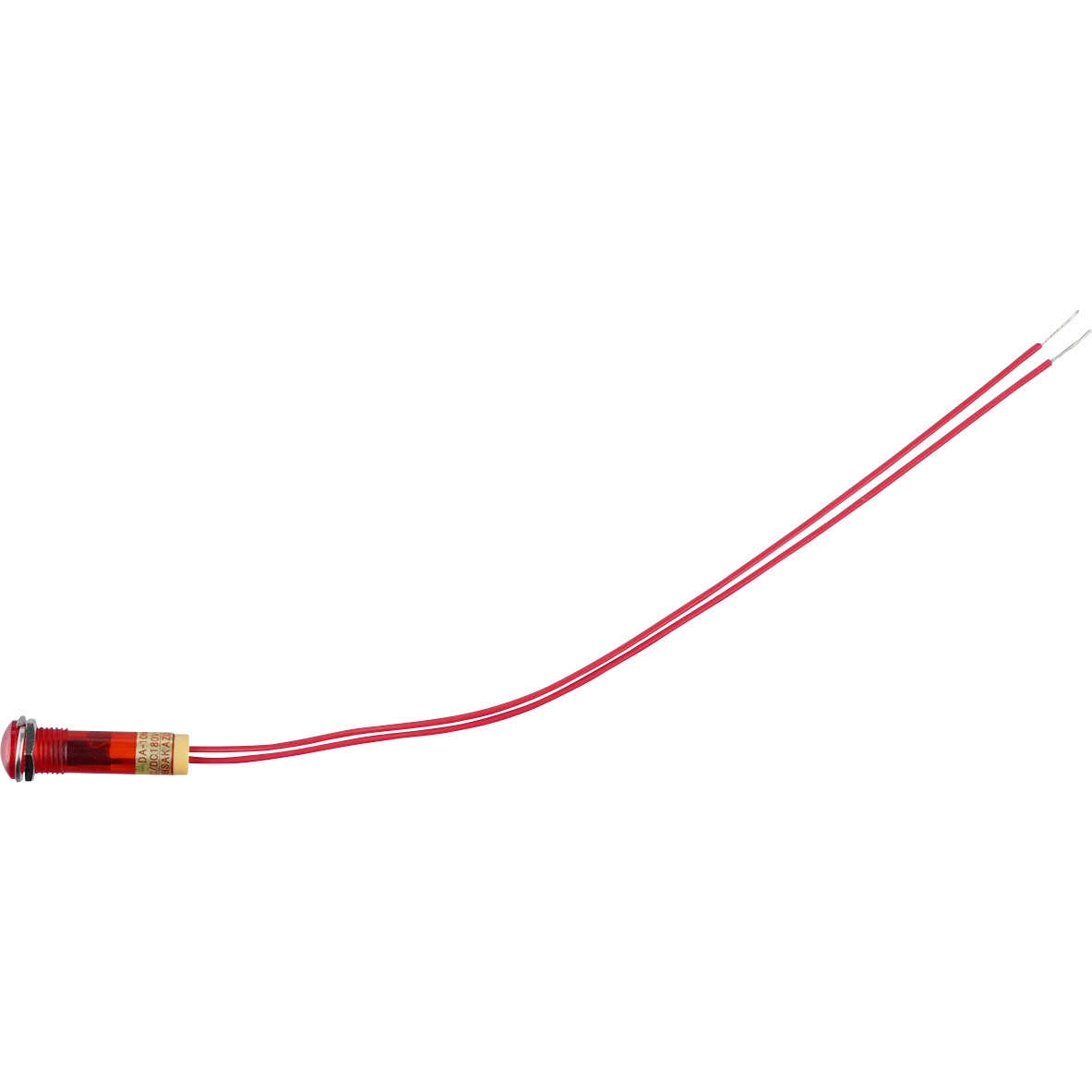 DA-10ML-AC/DC200V-R モールドフレーム形超高輝度LED表示灯 Φ10