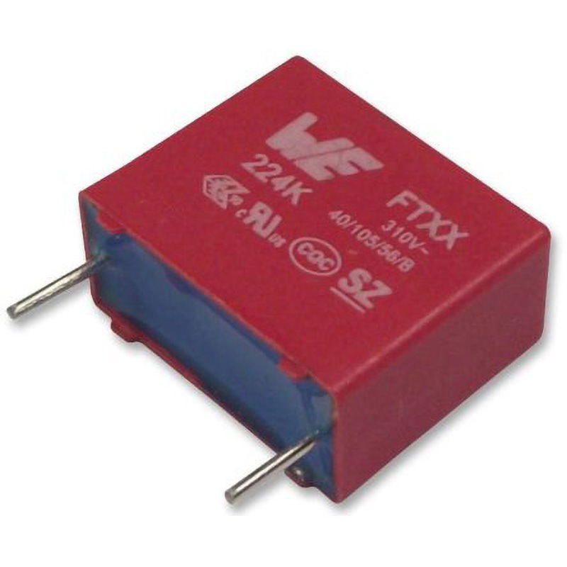 890334024005CS Wurth Elektronik ポリプロピレンフィルムコンデンサ WCAP-FTXX WURTH ELEKTRONIK 許容差±10% スルーホール  1袋(500個)