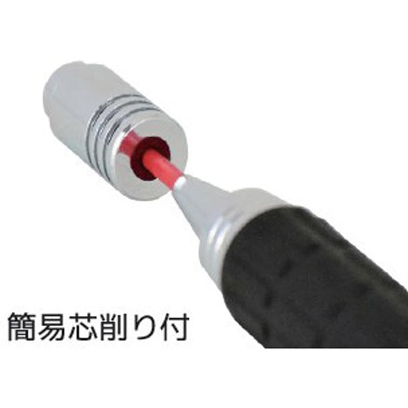 7809 ノック式鉛筆5連発 たくみ 建築用 本体 芯色:赤 芯径2mm 1本