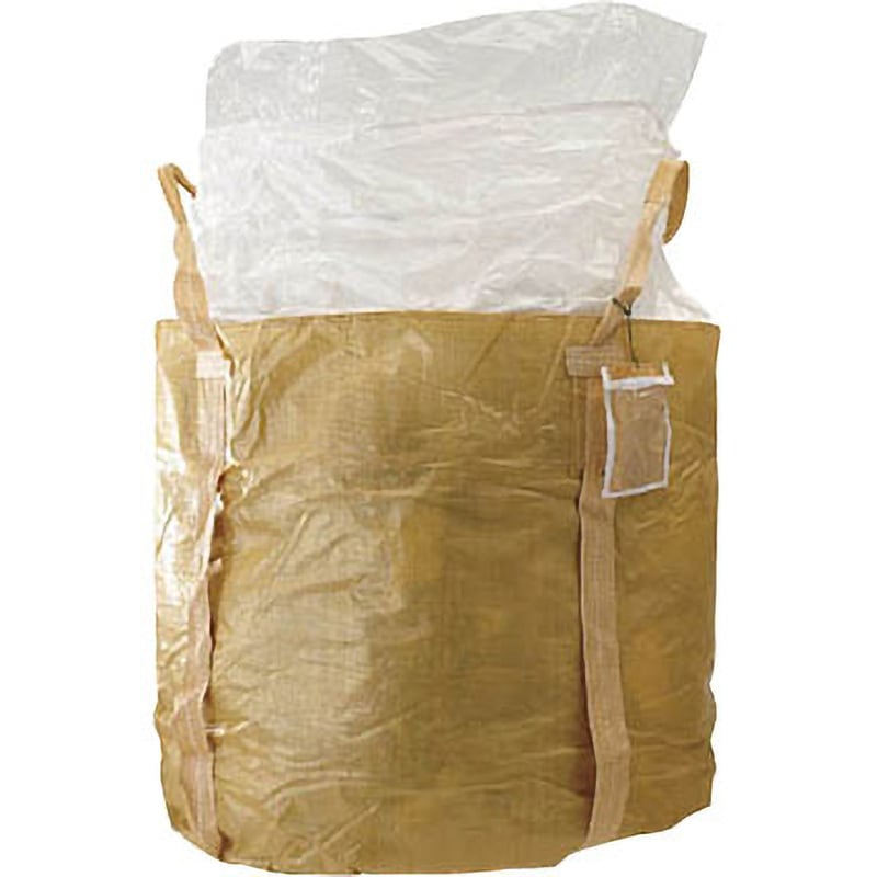 YS-CB-L1000A-PE2 コンテナバッグ丸型 内ラミ付・厚手内袋付 吉野 1枚 YS-CB-L1000A-PE2