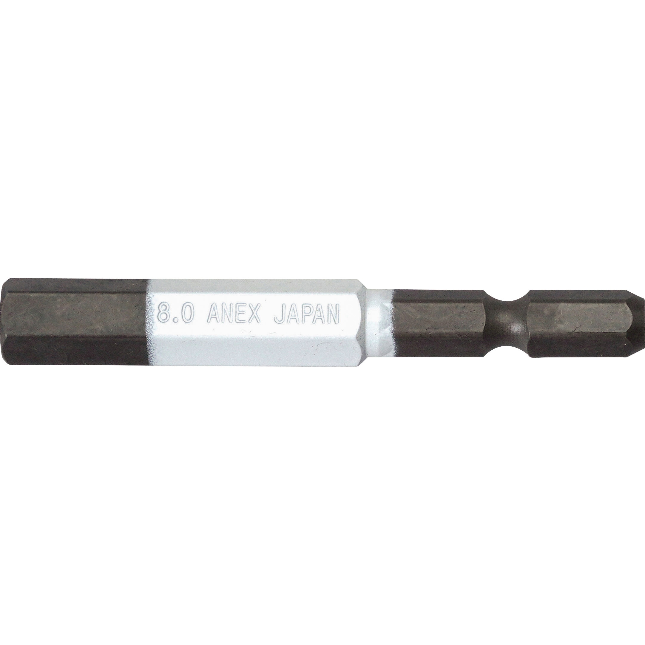 ACHX-8065 六角レンチカラービット ANEX 本数1 片頭 対辺寸法8mm全長
