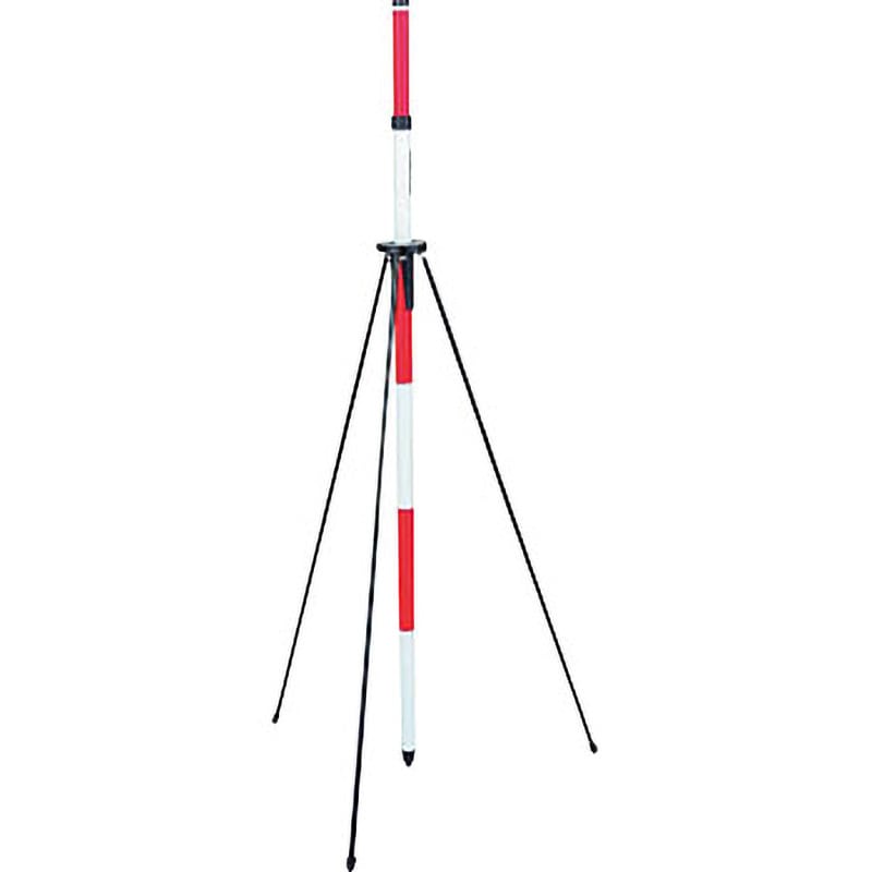 マイゾックス　マイポール3本セット ポールスタンド マイゾックス 測量用ポール 【通販モノタロウ】