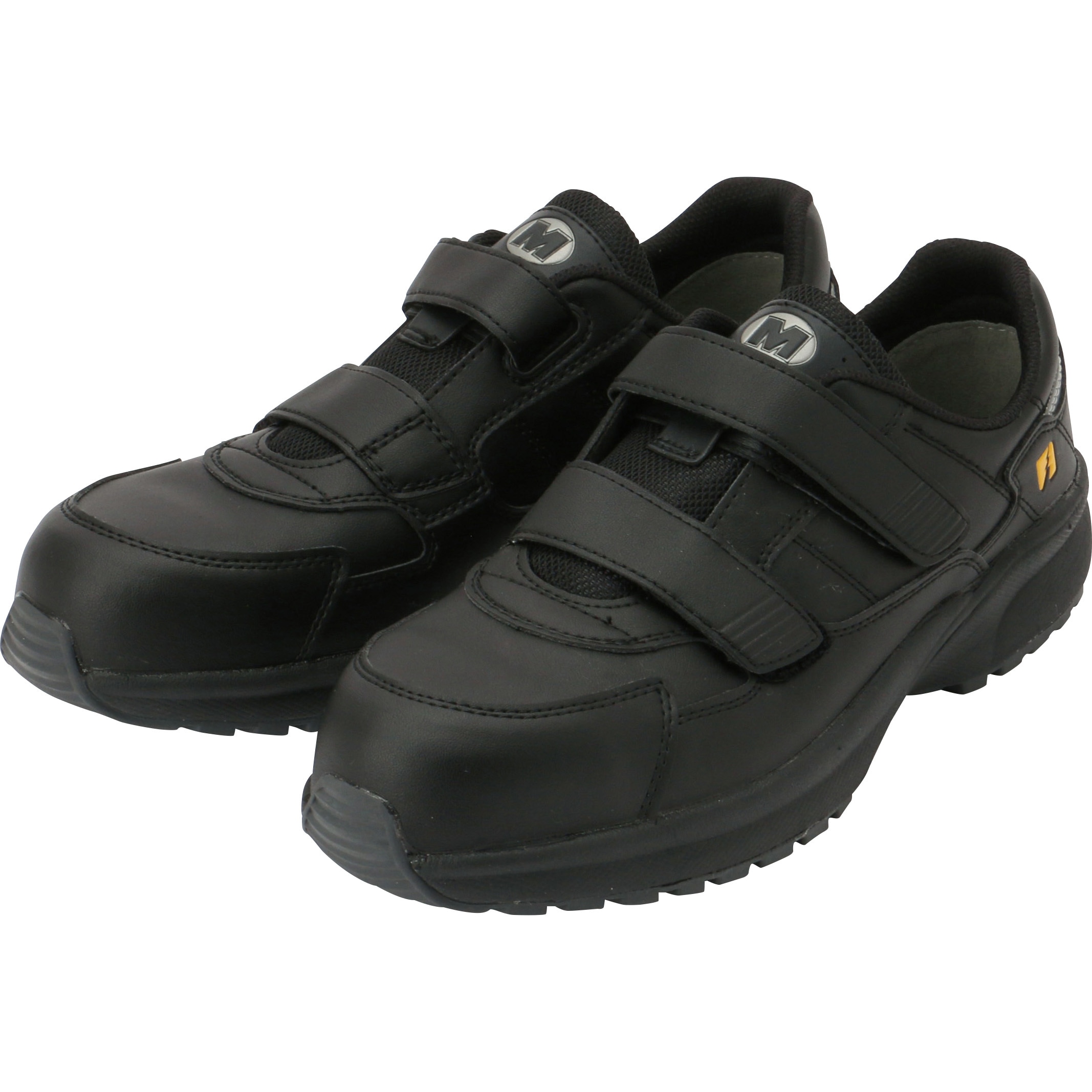 SL-615S-BK 静電 超軽量 樹脂先芯入りスニーカーSL-615S ミドリ安全 マジックタイプ ブラック色 サイズ27cm足幅3E