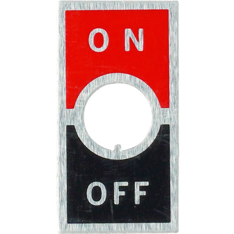 トグルスイッチ用ON-OFF文字板 NKKスイッチズ(旧:日本開閉器) トグル