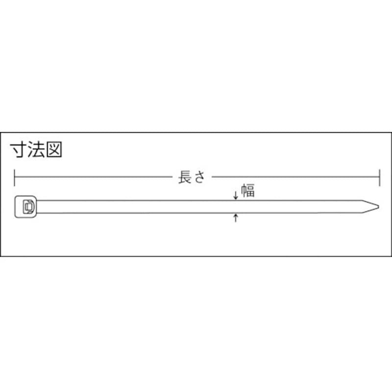 PLT1S-C0 ナイロン結束バンド(耐候性タイプ) PANDUIT(パンドウイット