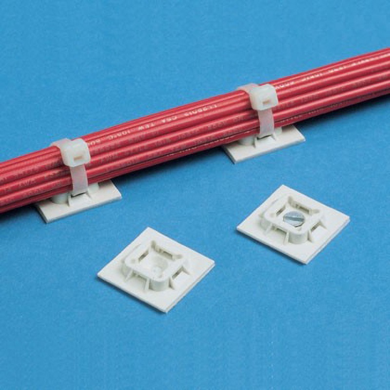 パンドウイット マウントベース 粘着テープ・ネジ穴なし 白 (500個入) (1袋) 品番：ABMM-D パンドウイット マウントベース（粘着テープなし） ABMMD送料無料