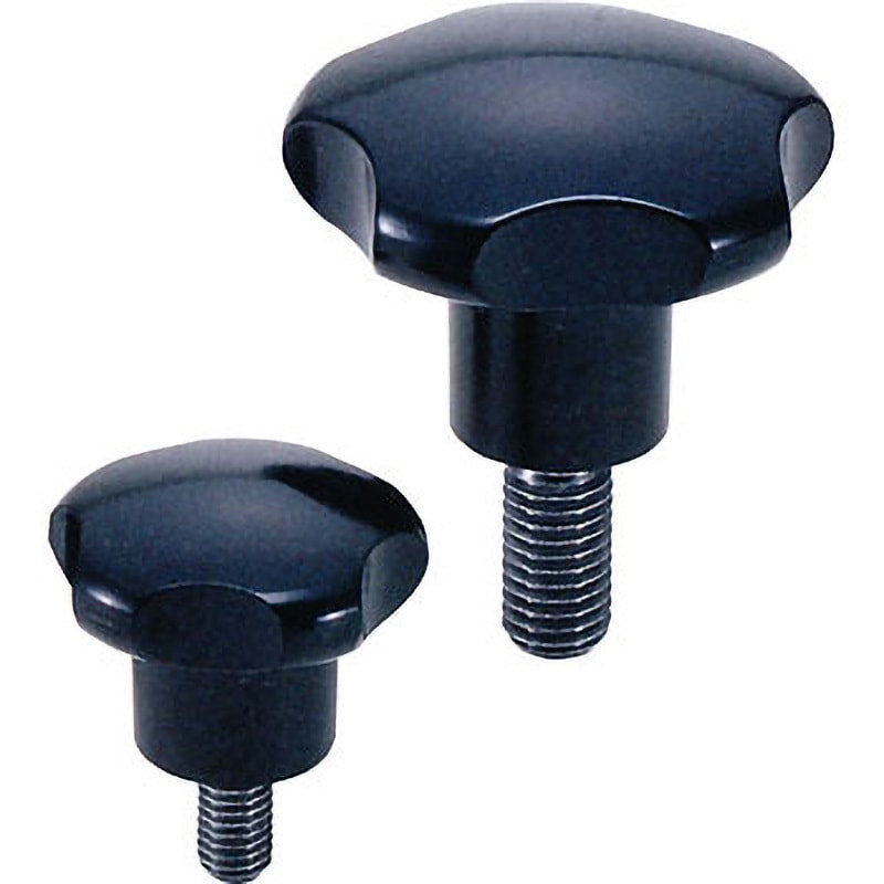 KB-50 KA・KB プラ五角ノブ NBK(鍋屋バイテック会社) めねじ 黄銅 呼び