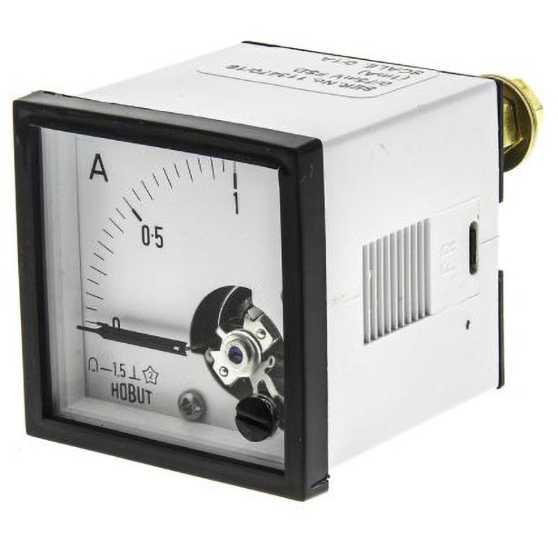 D481MCS75MV/4-001 0/1A アナログ電流計 HOBUT 1個 HOBUT 【通販モノタロウ】