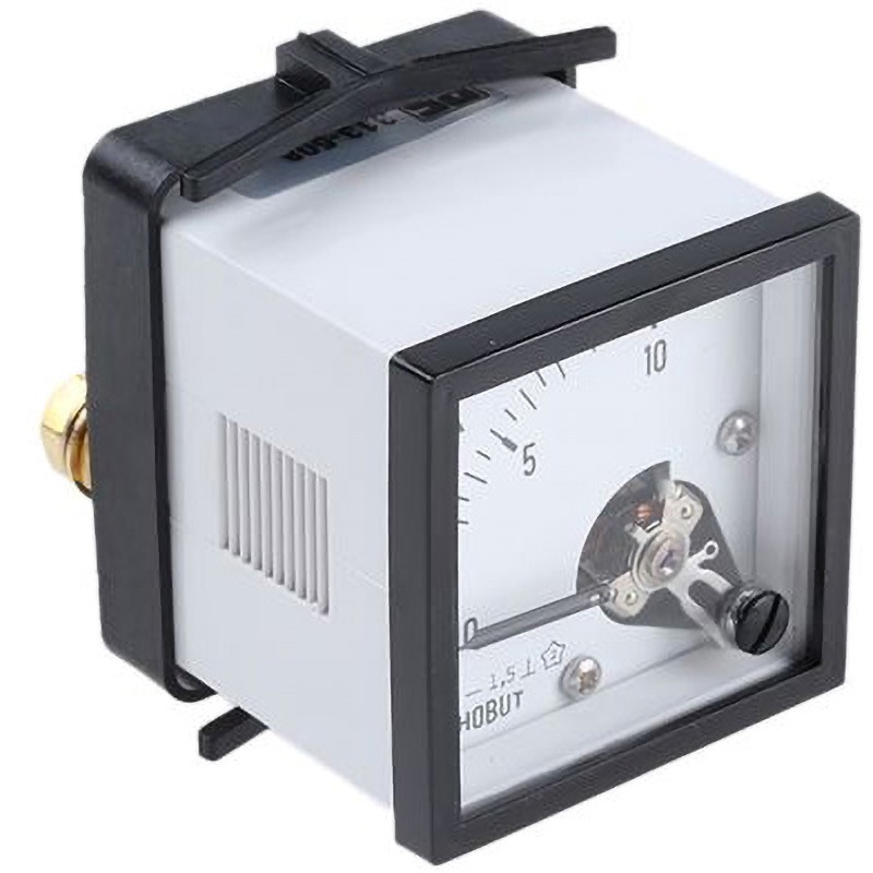 D481MCS75MV/4-001 0/10A アナログ電流計 HOBUT 1個 HOBUT 【通販モノタロウ】