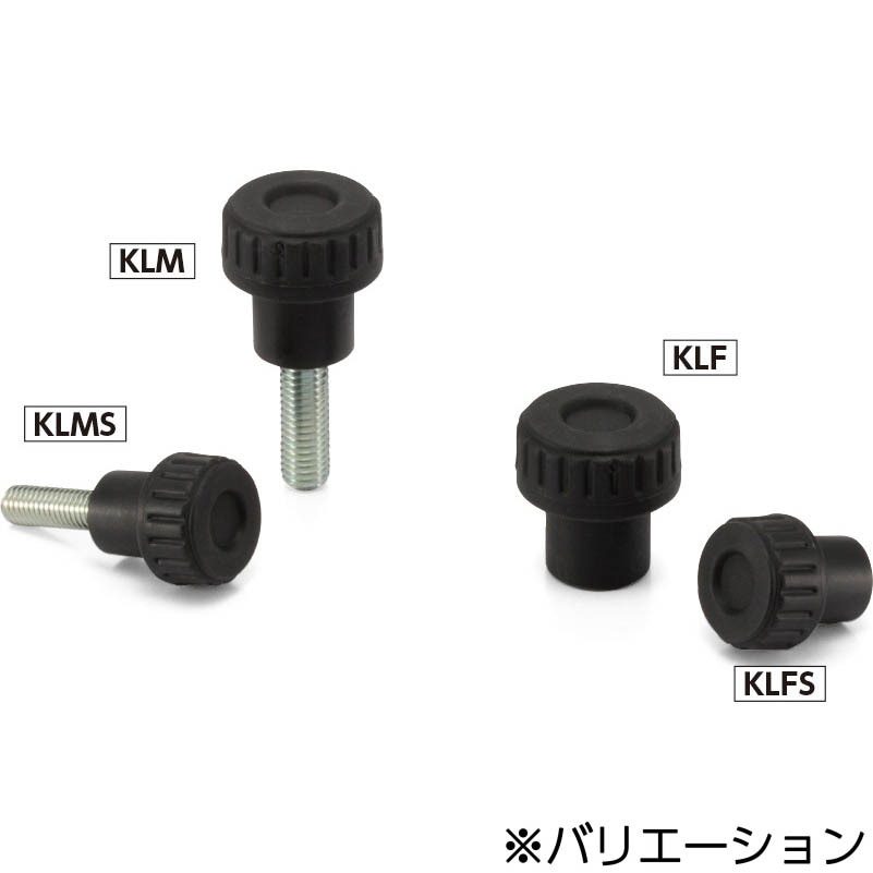 KLMS-25-M6-20 KLM・KLF ロングディンプルノブ NBK(鍋屋バイテック会社