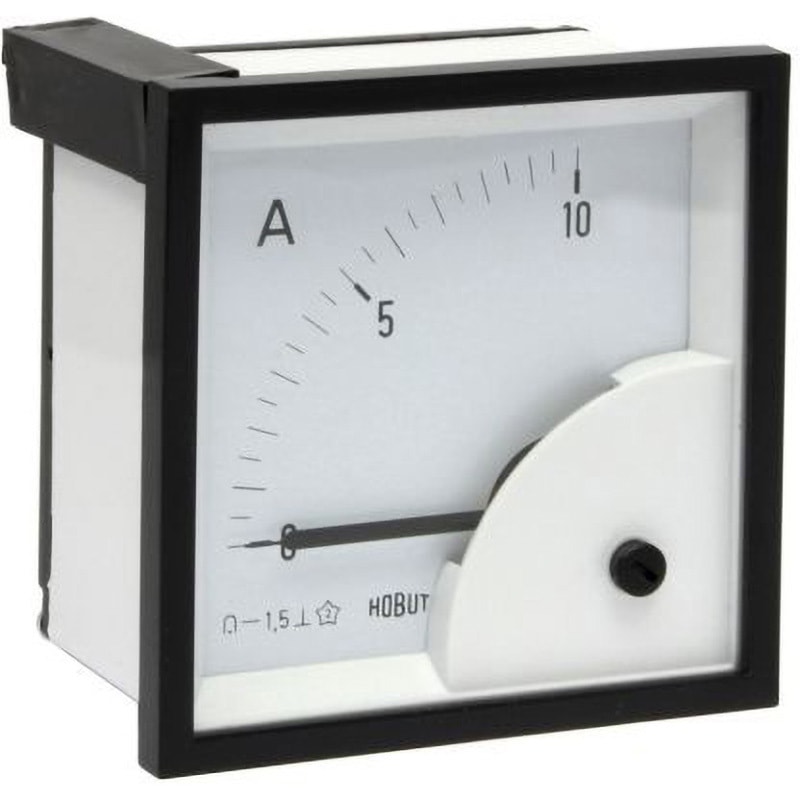 D72MC75MV/0-10A アナログ電流計 HOBUT 1個 HOBUT 【通販モノタロウ】