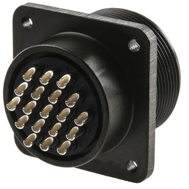 MS3102A-22-14S アンフェノール MIL規格丸型コネクタ MS3102A， シリーズ 1個 AMPHENOL 【通販モノタロウ】