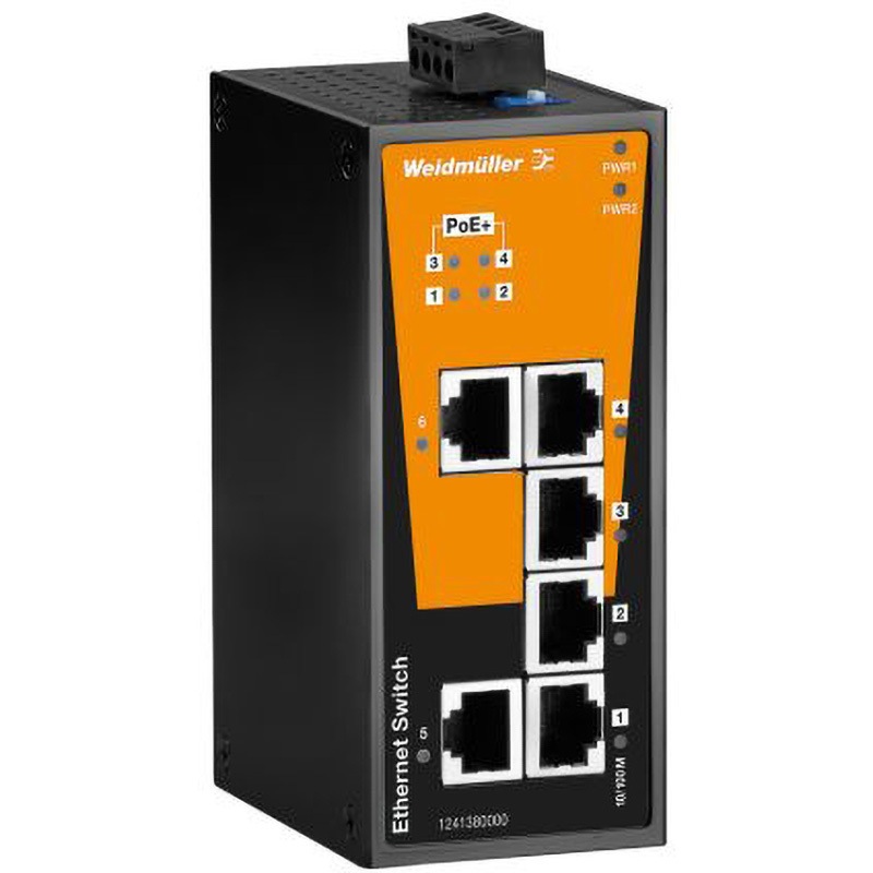1241380000 アンマネージドイーサネットスイッチ Weidmuller イーサネットネットワーク 1個 ワイドミュラー 【通販モノタロウ】