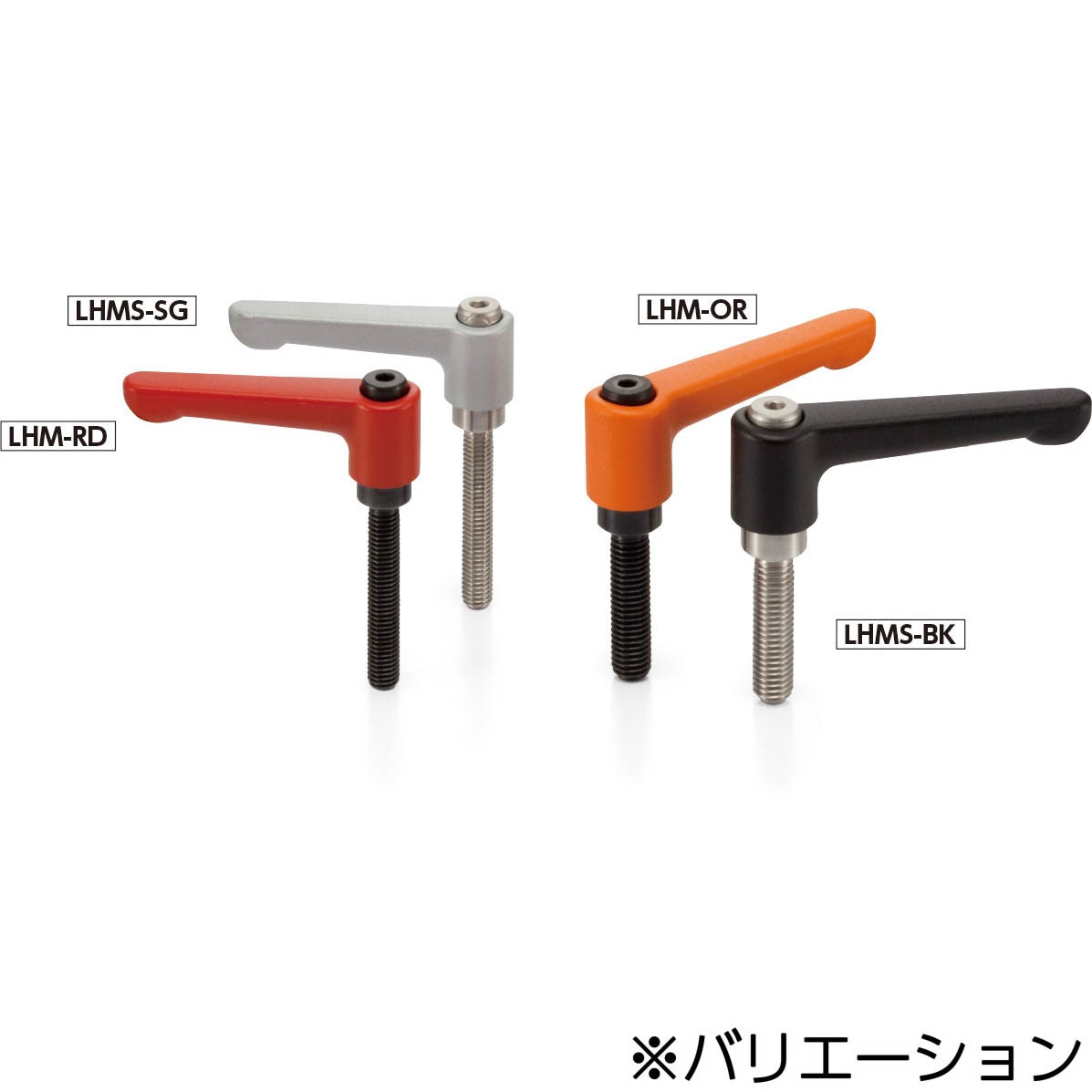 LHMS-10-63-SG LHMS クランプレバー(おねじ) NBK(鍋屋バイテック会社