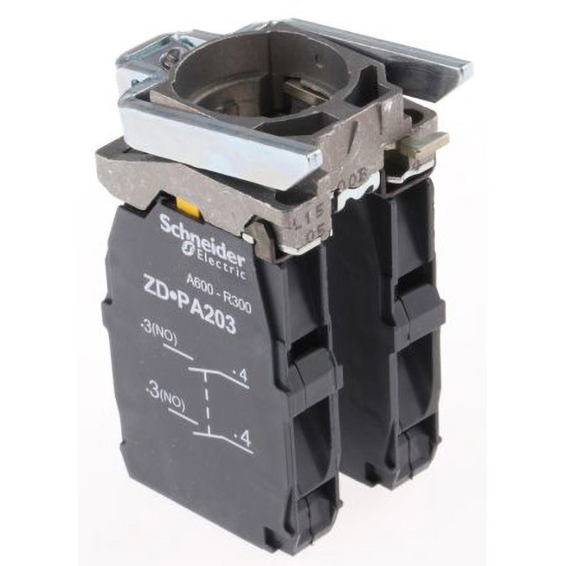 ZD4PA203 コンタクトブロック ねじターミナル Schneider Electric シュナイダーエレクトリック 1個 ZD4PA203