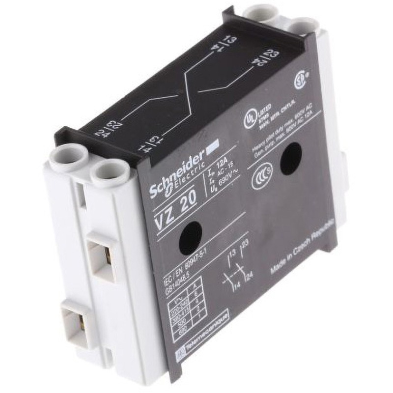 VZ20 シュナイダーエレクトリック 補助コンタクト 1個 シュナイダーエレクトリック 【通販モノタロウ】
