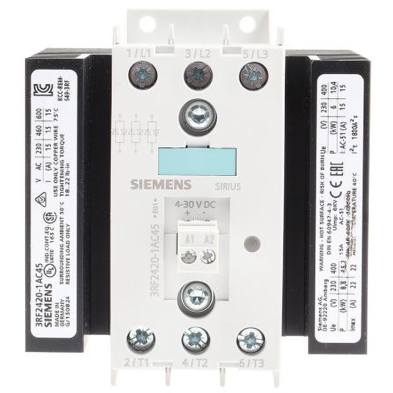 3RF2420-1AC45 ソリッドステートリレー， 3a接点 1個 SIEMENS 【通販モノタロウ】