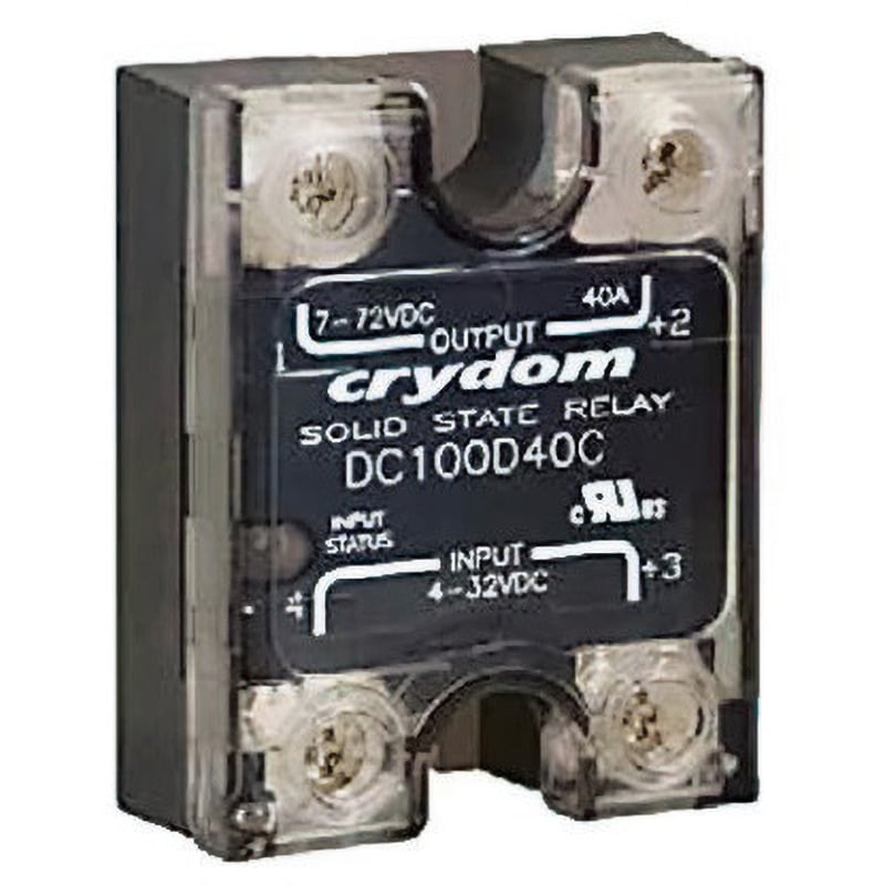 DC100D100C ソリッドステートリレー， SPNO Sensata / Crydom Sensata / Crydom 表面実装 100A DC72V