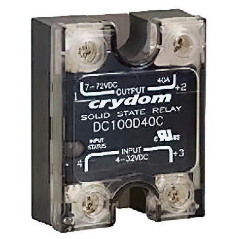 DC200D40C ソリッドステートリレー， SPNO Sensata / Crydom Sensata / Crydom 表面実装 40A DC150V   DC200D40C