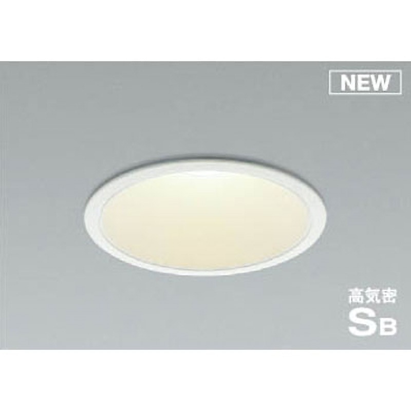 AD1012W35 ダウンライト(高天井用・ハイパワータイプ) コイズミ Ra82 一体型 3500K 質量0.7kg 消費電力14.5W 埋込穴Φ125mm  AD1012W35