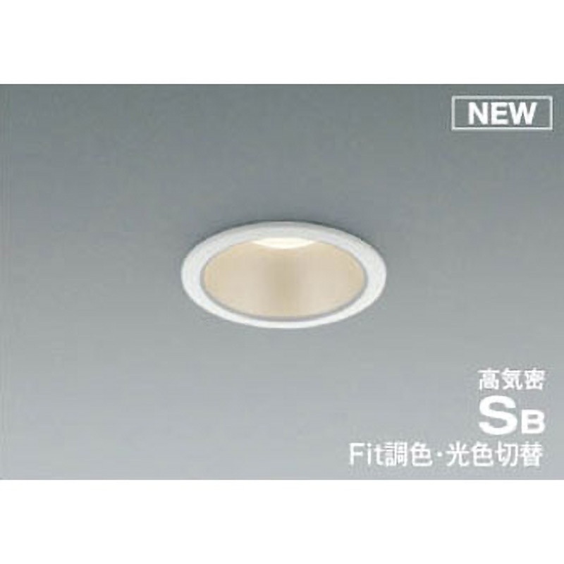 AD1051W99 ダウンライト(光色切替タイプ) コイズミ 2700K 調光可 Ra82 質量0.5kg 消費電力5.1W 埋込穴Φ75mm  AD1051W99