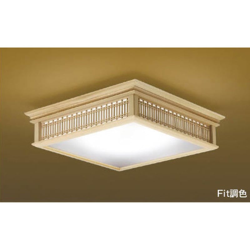 AH48713L 和風シーリングライト コイズミ Ra82 LED(電球色+昼光色) 消費電力34.5W 幅593mm長さ593mm  AH48713L