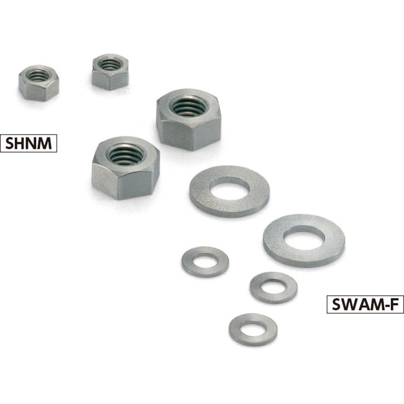 SHNM-M5【ワケあり】 SHNM・SWAM モリブデン六角ナット・モリブデン
