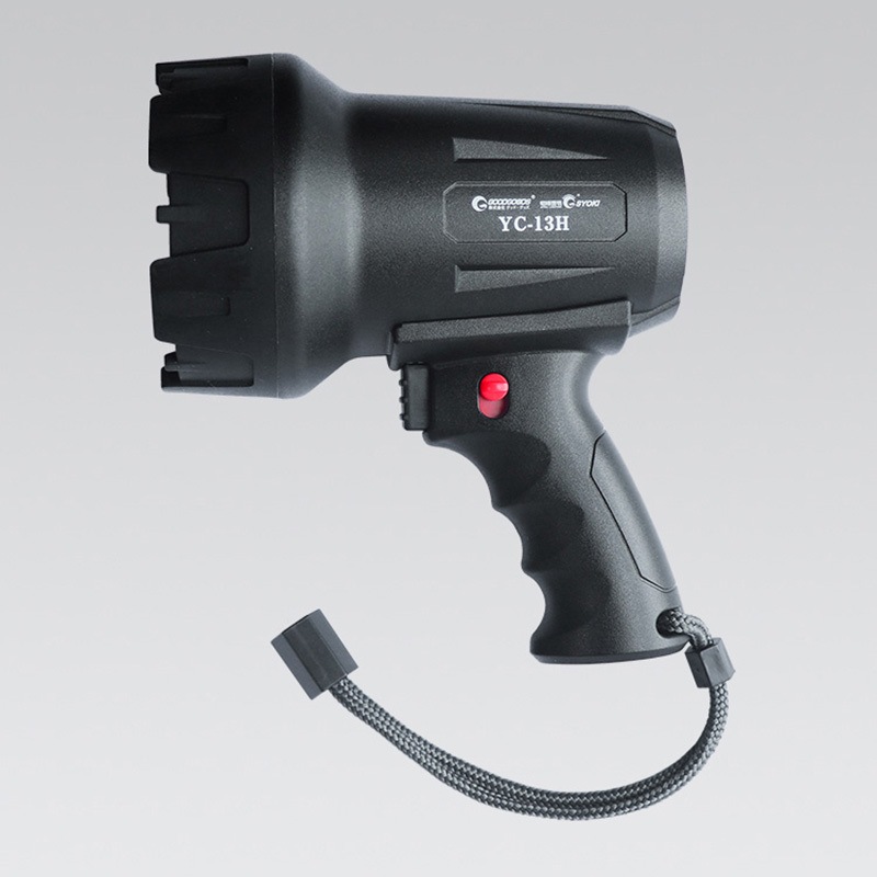 YC-13H 充電式スポットライト サーチライト 12W 遠距離照射 トリガースイッチ 1個 GOODGOODS(グッド・グッズ) 【通販モノタロウ】 YC-13H 充電式スポットライト サーチライト 12W 遠距離照射 トリガースイッチ 1個 GOODGOODS(グッド・グッズ) 【通販モノタロウ】