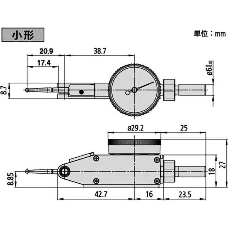 TI-413HX テストインジケータ (てこ式ダイヤルゲージ) TI