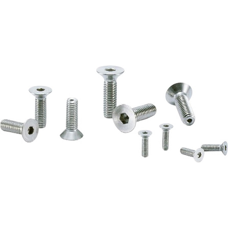 SVFCS-M4-16 SVFCS 六角穴付き皿ボルト(ガス抜き穴つき) NBK(鍋屋バイテック会社) 全ねじ 呼びM4 1パック(20個)