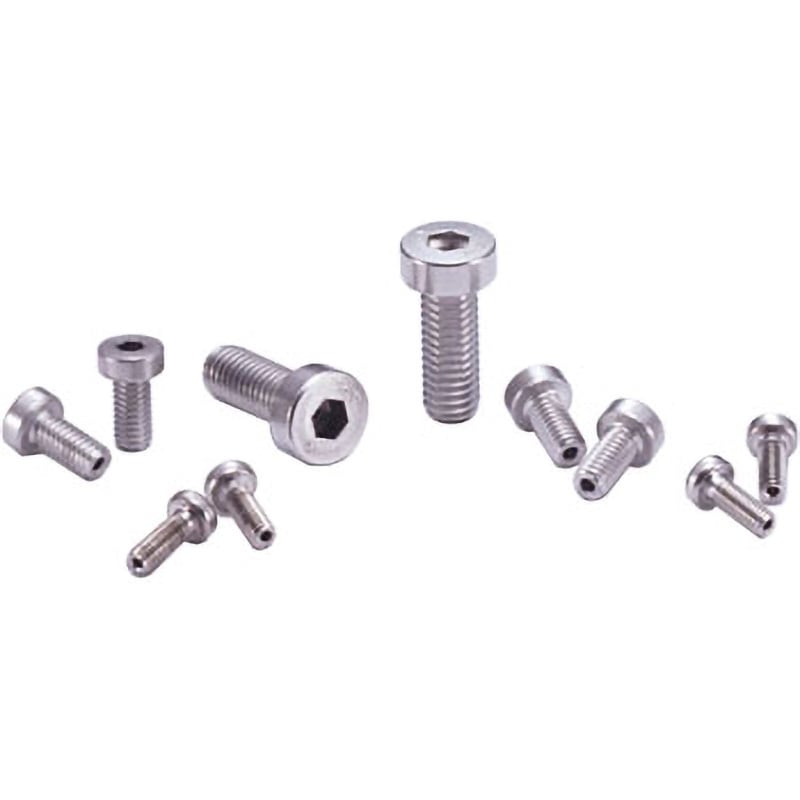 SVLS-M4-10 SVLS 六角穴付き低頭ボルト(ガス抜き用穴つき) NBK(鍋屋バイテック会社) 全ねじ 呼びM4 1パック(20個)